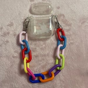 colorful bunny airpod case